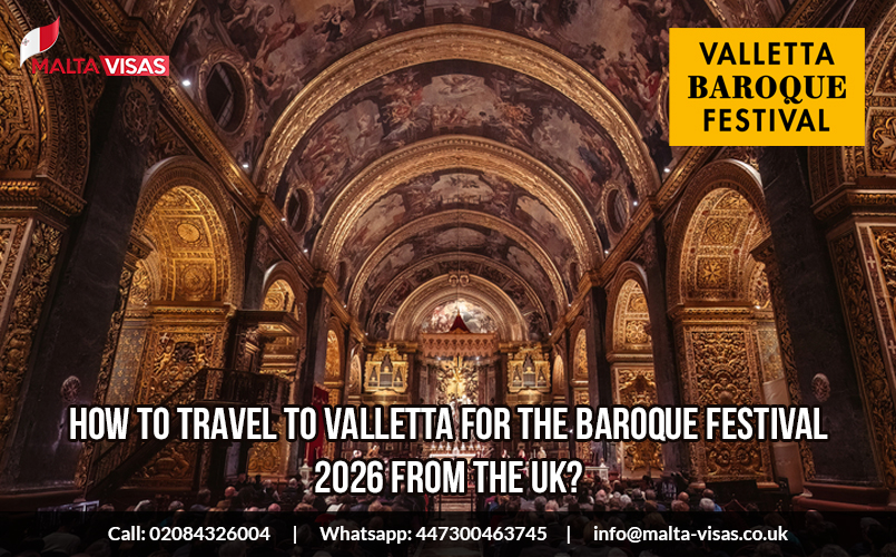 How to Travel to Valletta for the Baroque Festival 2026 from the UK?